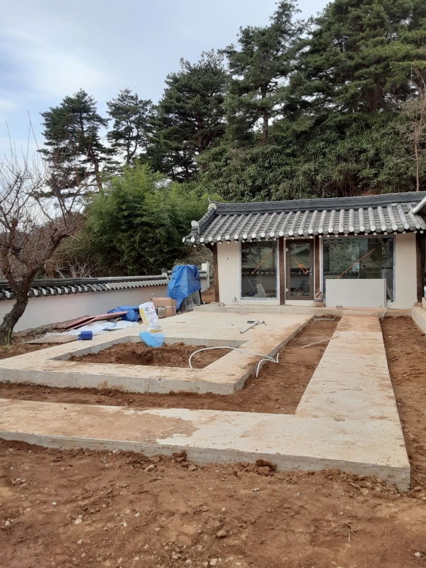 여주과 콘크리트샌딩 산업 바닥 마감 처리